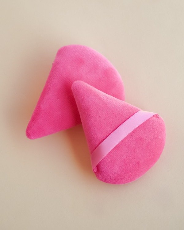 Producto - Maxi Cisne Triangular para Polvos, Fucsia
