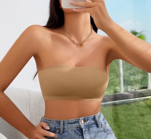Producto - Top Strapless Morley Beige T.S/M-L/XL - 0