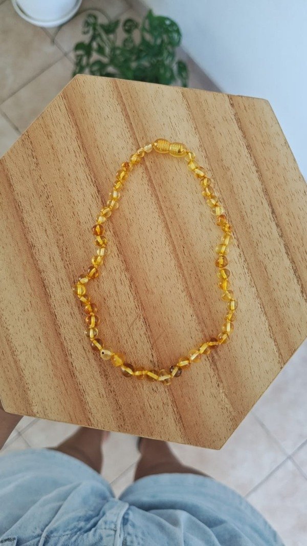 Producto - COLLAR MIEL. ÁMBAR BÁLTICO IMPORTADO. BEBÉS