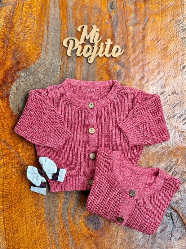 Producto - Saco Olivia Rojo Gaspeado