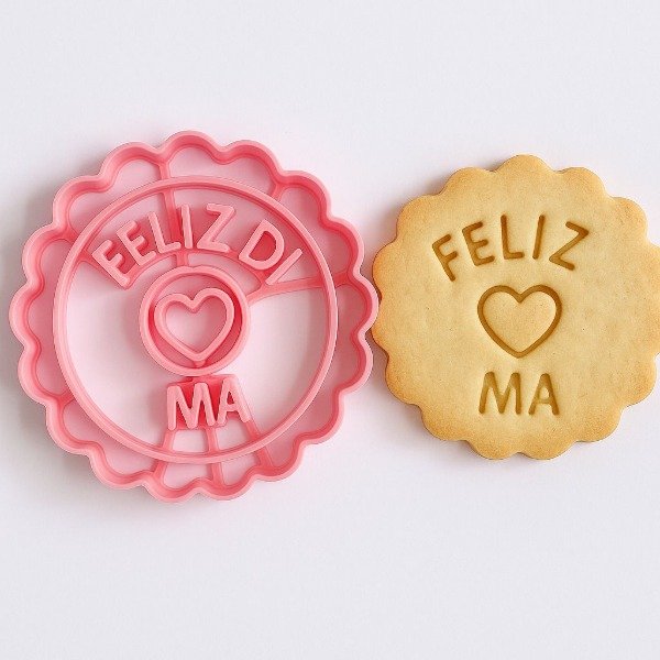 Producto - CORTANTE PLÁSTICO REDONDO FELIZ DIA MA