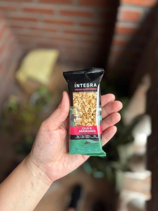 Producto - Barrita de avena, caju y arandanos- INTEGRA X 41 GR