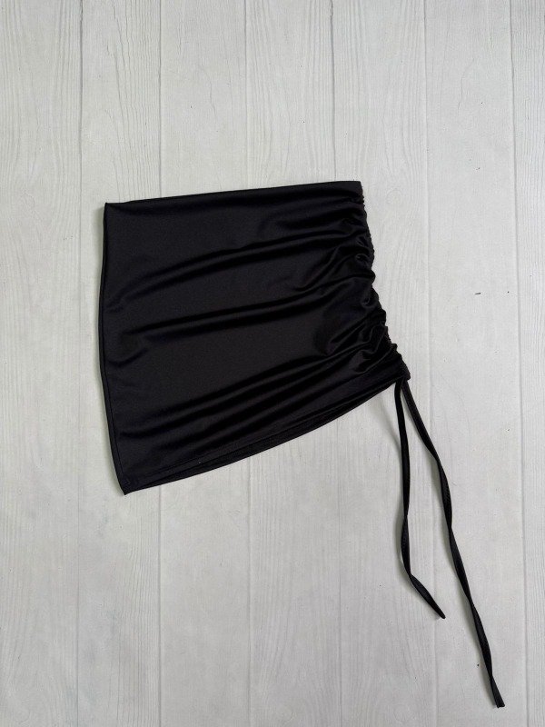 Producto - [4835] Pollera irregular c/frunce tricot