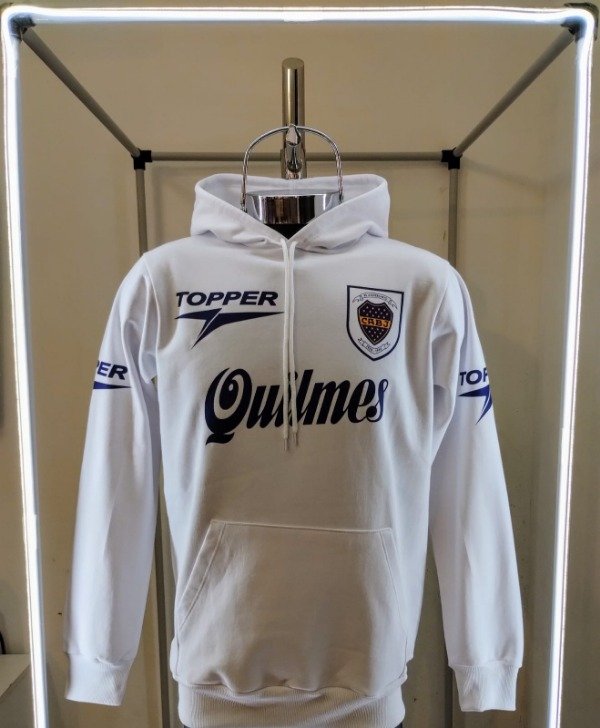 Producto - Buzo Canguro Blanco Topper Boca