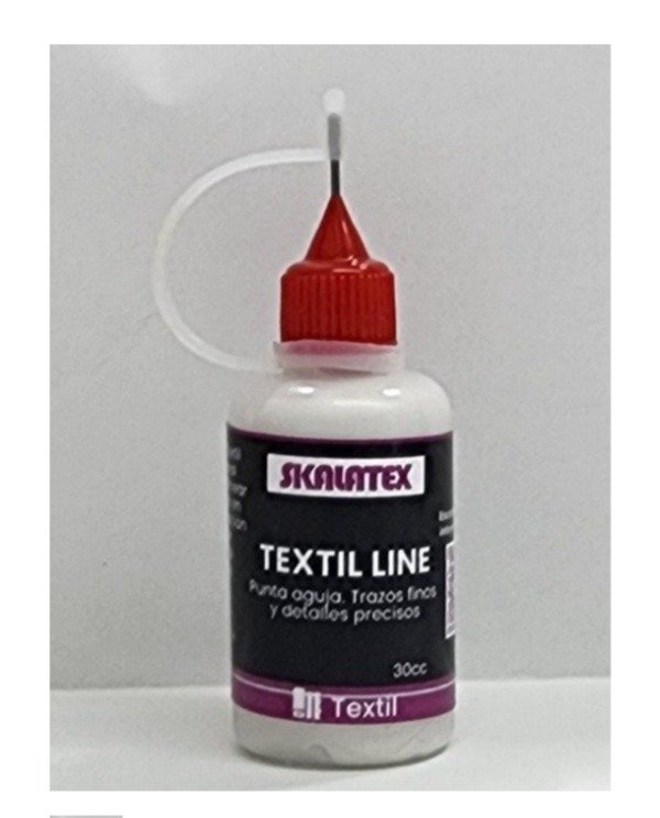 Producto - Skalatex delineador textil blanco - negro      oro- plata - nacar   30gr