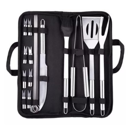 Producto - Set Parrillero de Cubiertos x18 Metálico