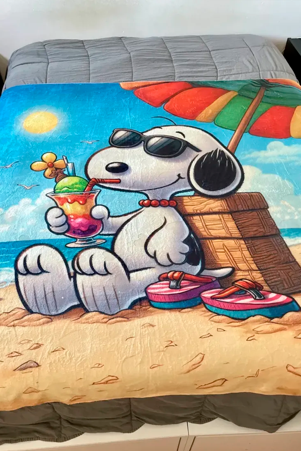 Producto - Manta micropolar Snoopy dos plazas