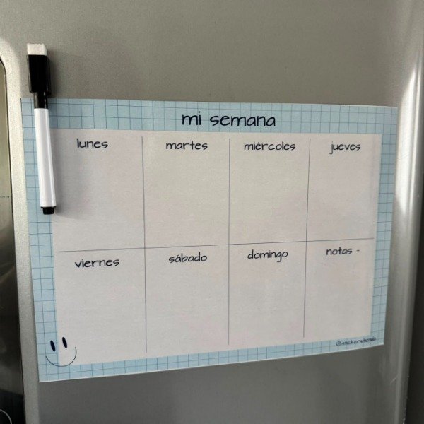 Producto - Planner imantado cuadros - 0