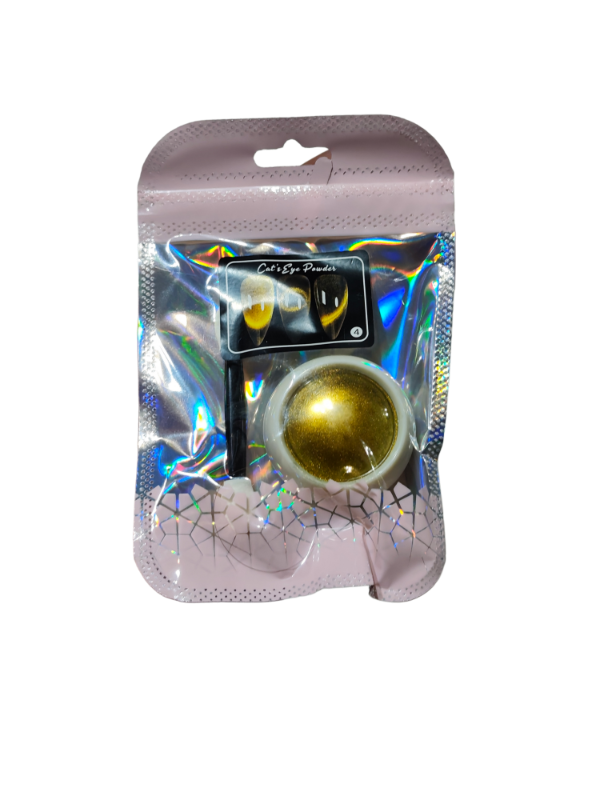 Producto - Polvo cromo espejo dorado