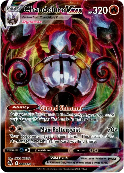 Producto - Chandelure VMAX - 040/264 - Fusion Strike - Holo