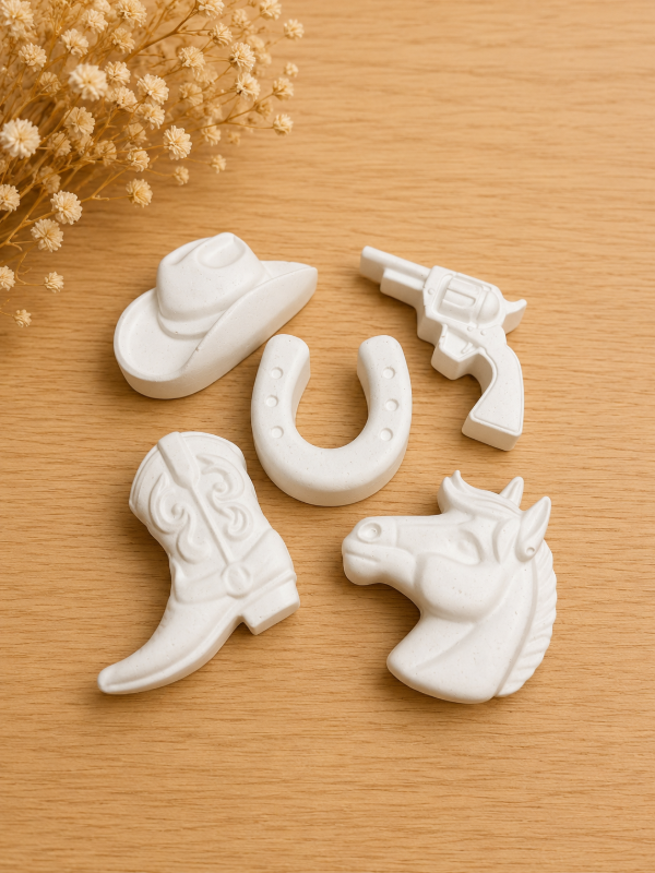 Producto - Pack x15 piezas cowboy yeso