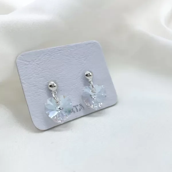 Producto - Aros de corazón de cristal Swarovski