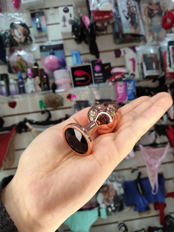 Producto - plug talle M rose gold - 1