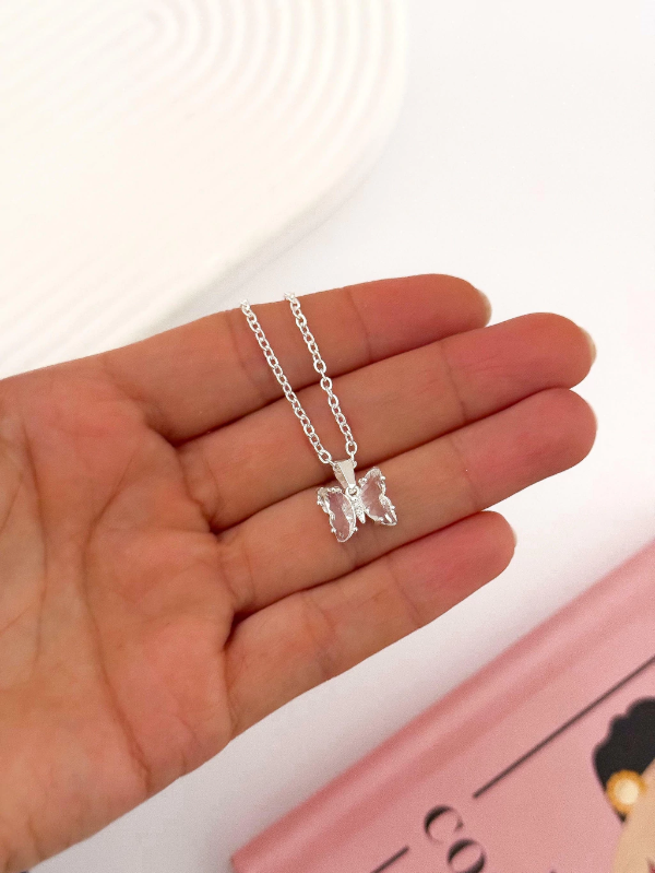 Producto - Cadena mariposa cristal