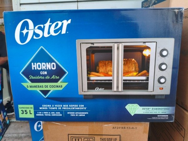 Producto - HORNO ELÉCTRICO MANUAL OSTER 35LTS 5 EN 1 INTERIOR ANTIADHERENTE