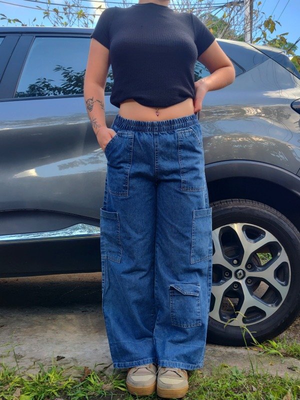 Producto - Jean baggy cargo OceanBay