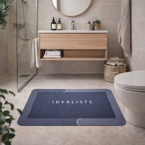 Producto - Alfombra de baño "Idealists" Antideslizante