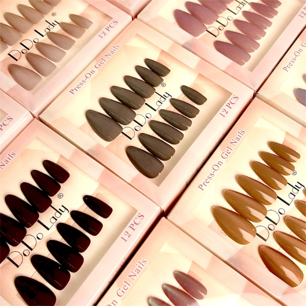 Producto - Uñas postizas ojo de gato almendra Dodo Lady