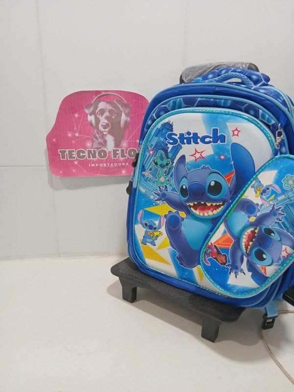 Producto - Mochila cartuchera carrito con luz