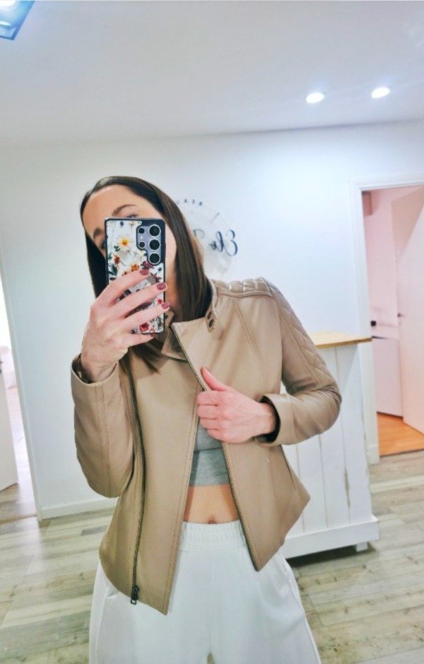 Producto - Campera Amparo (cuero vacuno)