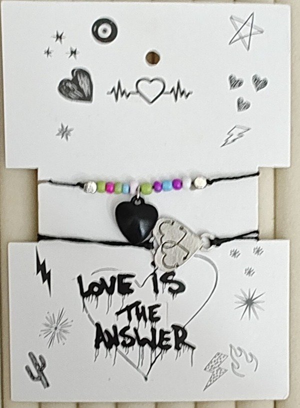 Producto - Pulseras para compartir Corazones