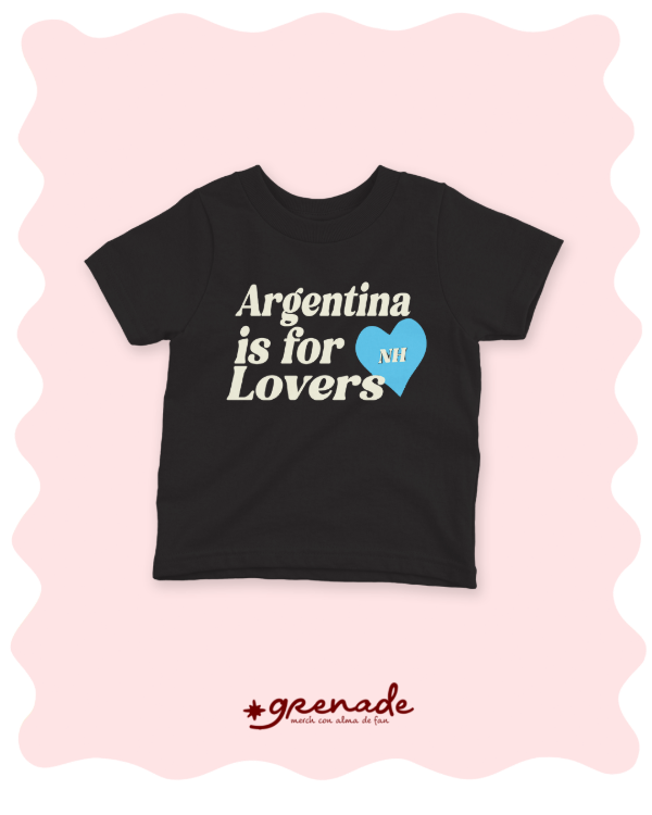 Baby tee "argentina is for lovers"