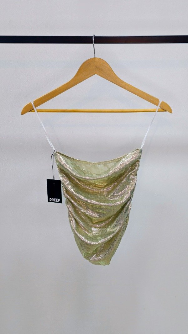 Producto - top dorado