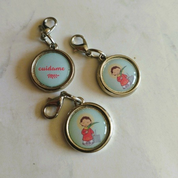 Producto - 10 Medallitas con gancho para colgar - San Lorenzo