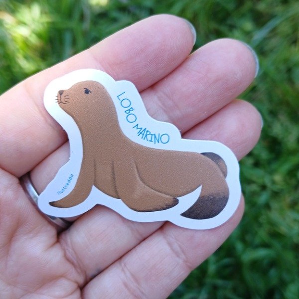 Producto - Sticker - Lobo Marino