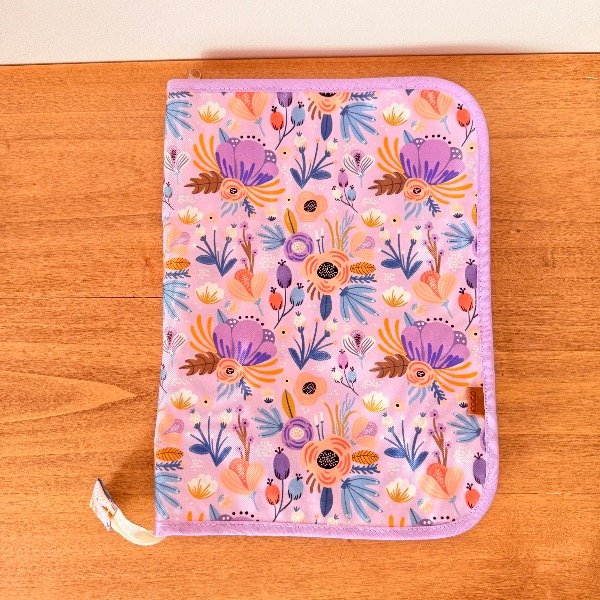 Producto - ORGANIZADOR A4 Diseño Floral Violeta