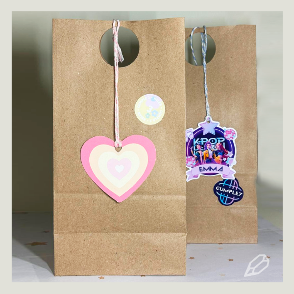 Producto - Bolsitas Craft decoradas x10