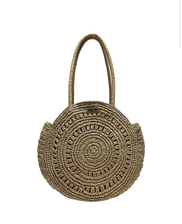 Producto - Cartera Beach Oreiro Rafia Beige
