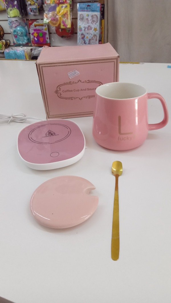 Producto - Tazas con plato calentador