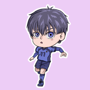 Producto - Stickers en Vinilo - Blue Lock - Isagi