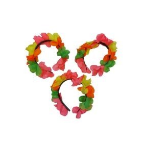 Producto - Vincha flores fluo