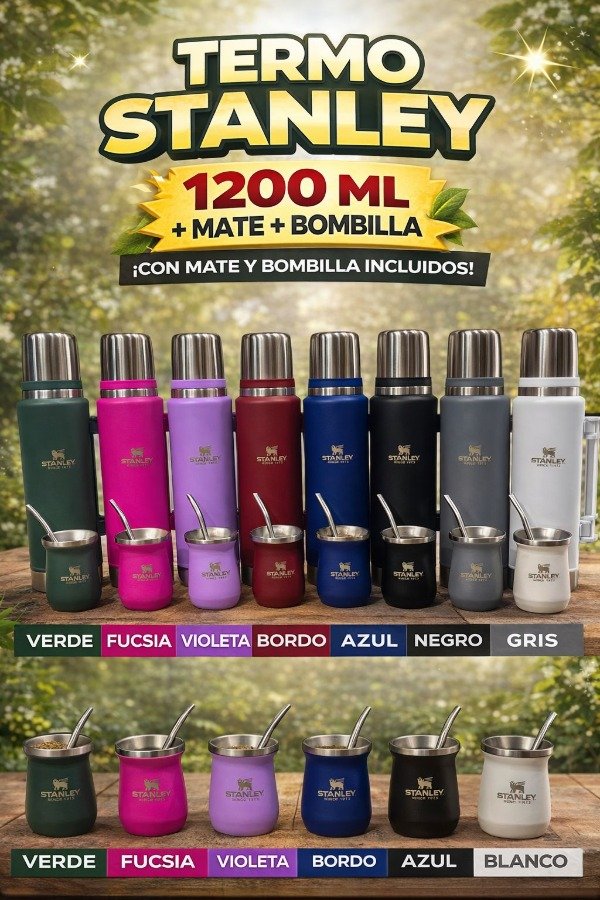 Producto - Set Termo + Mate + Bombilla
