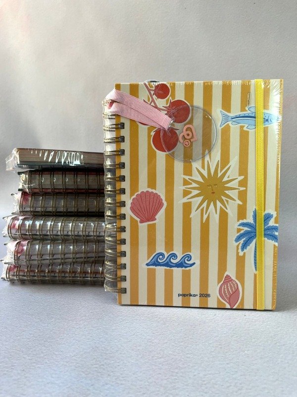 Producto - Agenda semana a la vista "El verano" Paprika
