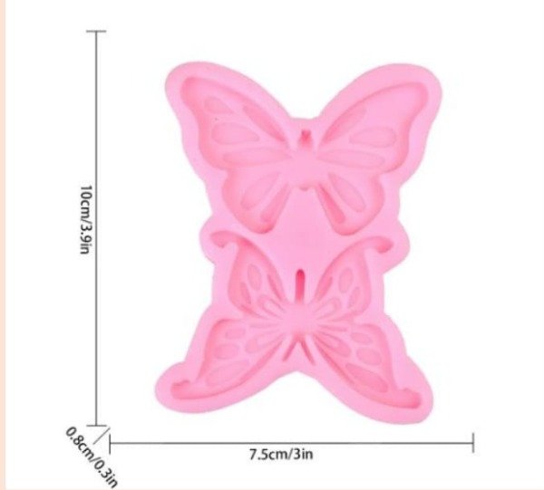 Producto - Molde mariposa detallada doble