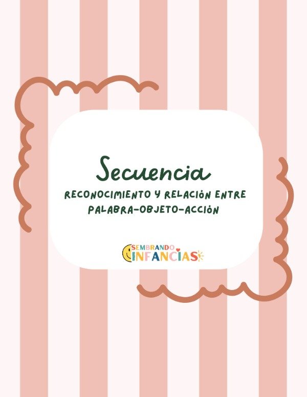 Producto - Secuencia- Reconocimiento y relación entre palabra-objeto-acción
