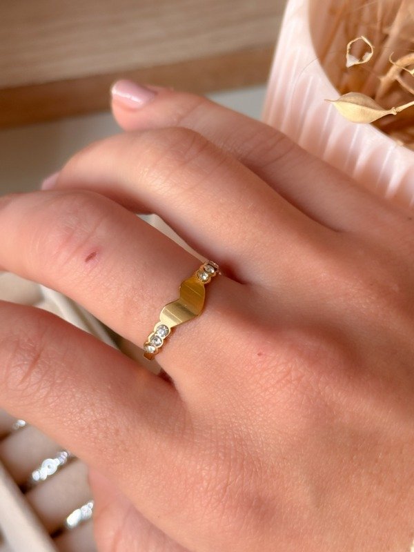 Producto - Anillo Kaila Dorado