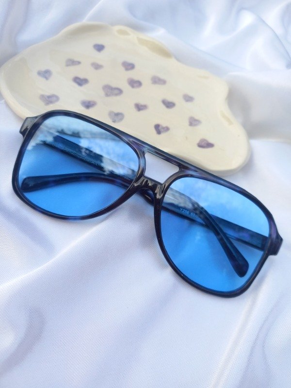 Producto - lentes Tiffany (print gris y celeste)