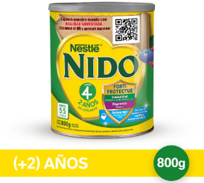 Producto - LECHE EN POLVO NIDO 4 +2AÑOS 800gr