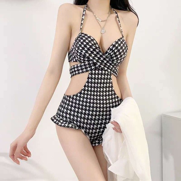 Producto - Bikini enterizo a cuadros