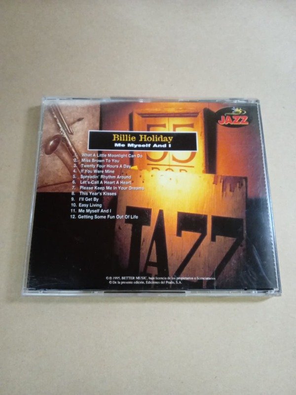 Producto - Me myself and I - Billier Holiday - DelPrado 1995 - 1