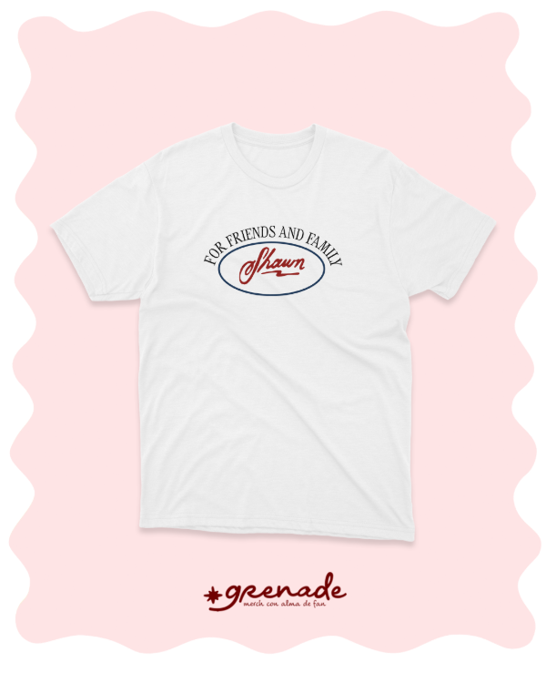Remera "for friends and family"