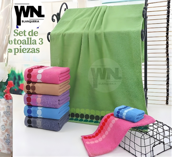 Producto - TOALLON DE 3 PIEZAS