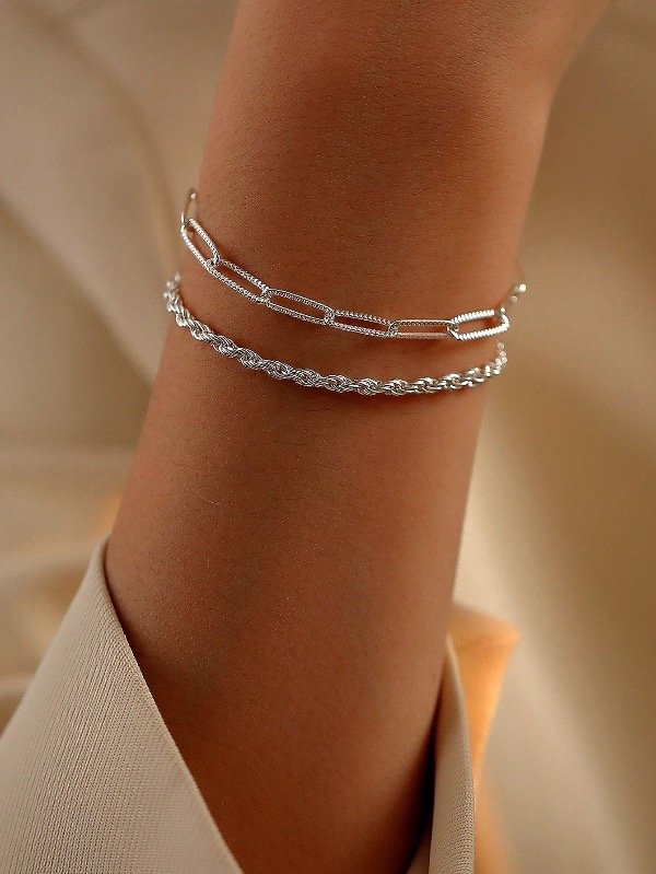 Producto - PULSERAS PLATEADAS 1 - 0