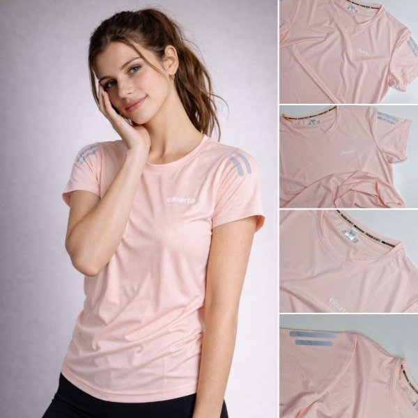 Producto - Camiseta cibarta Modelo MOZAMBIQUE rosa