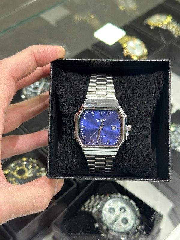 Producto - Reloj CASIO Plateado c/Azul