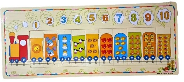 Producto - Rompecabezas Tren con Cantidades y Números
